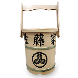 お墓り用手桶　柄杓付