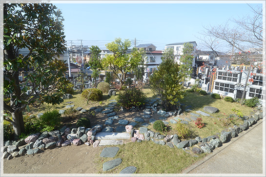 東越谷樹木葬墓地